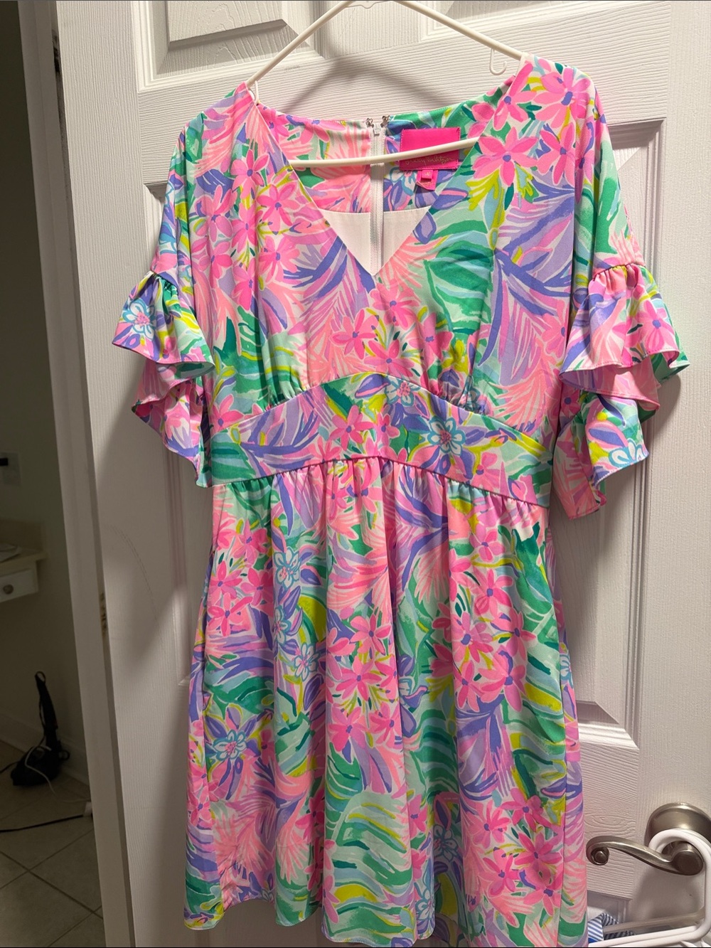 Lilly Pulitzer  Multicolor V-Neck Dress